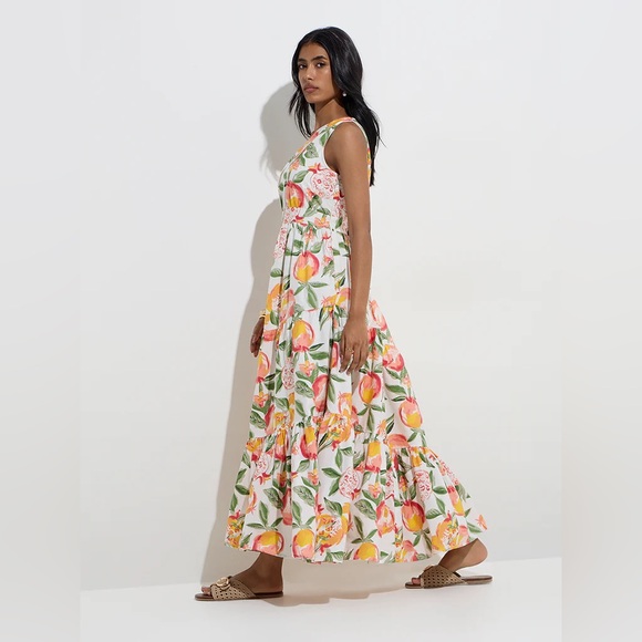 L.O.V. by Westside One Shoulder Maxi Pomegranate Dress Size S - Picture 2 of 9